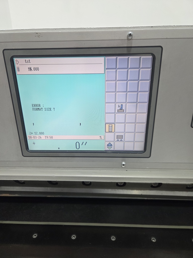 Used Schneider Senator E-line 92 Paper Guillotine 1