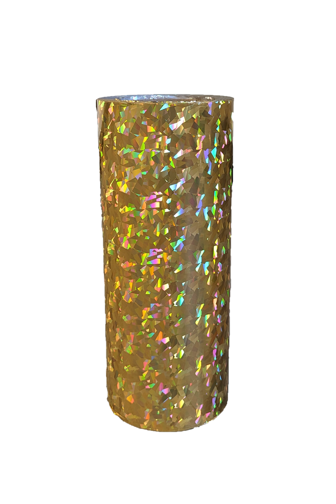 SLEEKpro Gold Crystal Holo (T) Metallic Foil 12'' x 500' x 1'' Core A/I