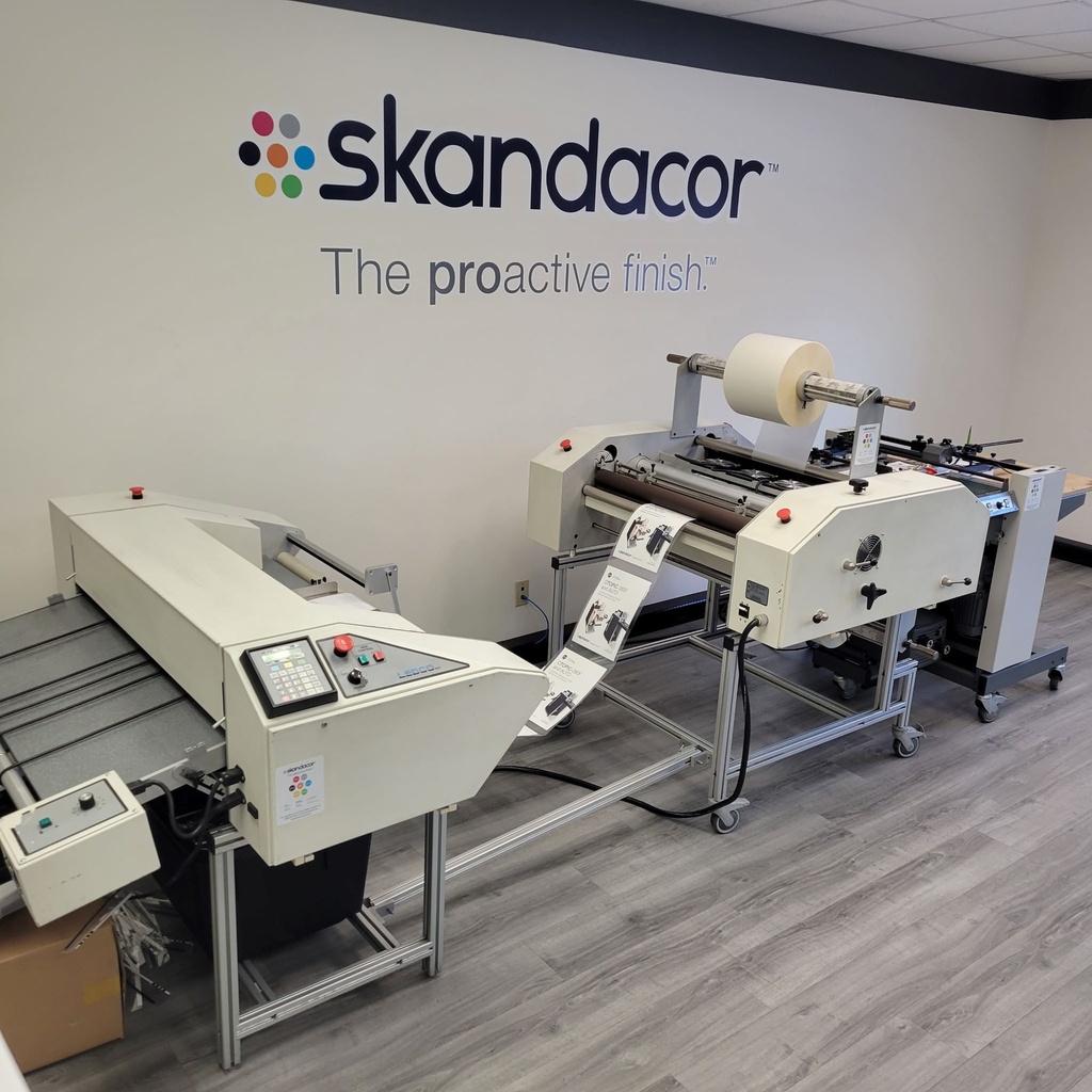 Used Ledco Industrial 30” Automated Lamination System (3 machines: Feeder/Laminator/Trimmer)