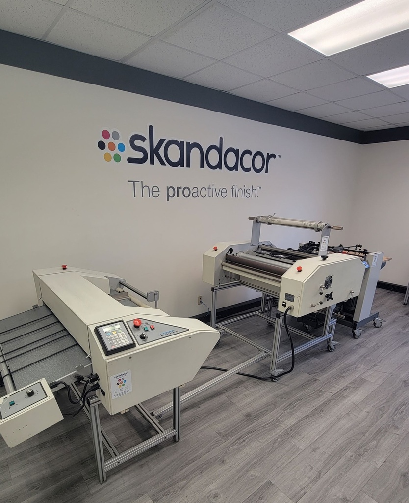 Used Ledco Industrial 30” Automated Lamination System (3 machines: Feeder/Laminator/Trimmer)