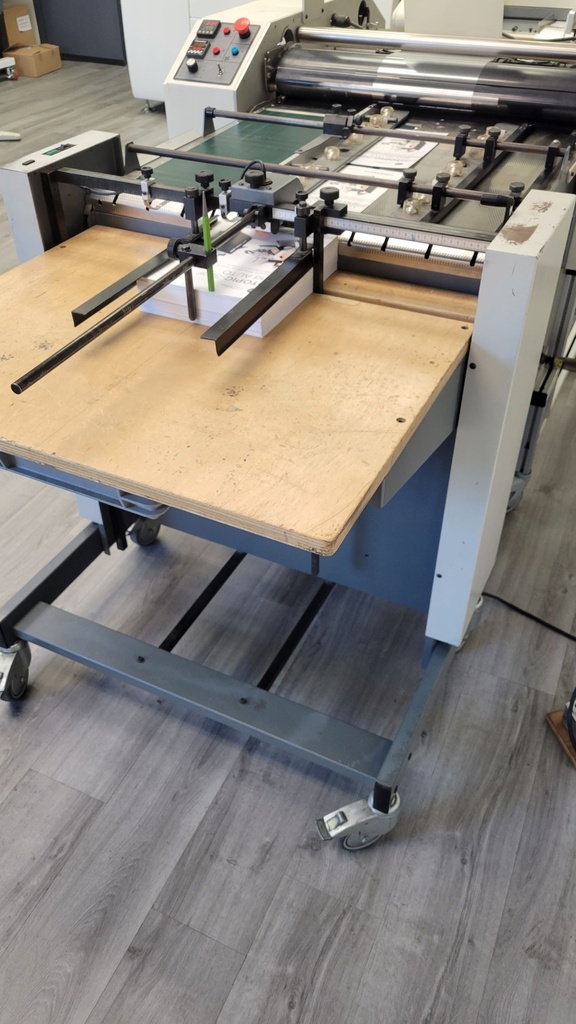 Used Ledco Industrial 30” Automated Lamination System (3 machines: Feeder/Laminator/Trimmer)