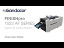 FINISHpro 1523 AF Die Cutter with Drag Knife and Creasing Tool