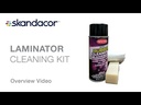 Laminating Cleaning Kit Includes Roll Cleaner, Eraser Block, and Cloth