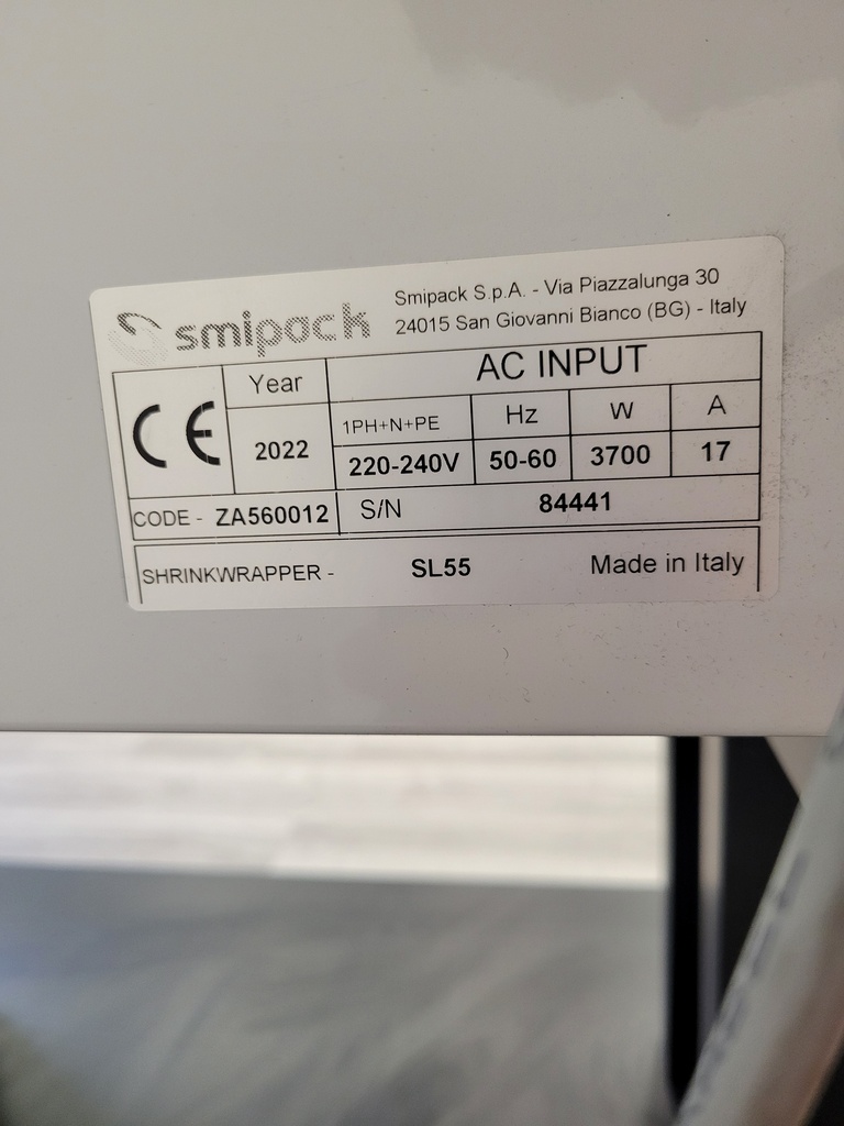 Used 2022 Smipack Sl55 Shrink Wrap Machine