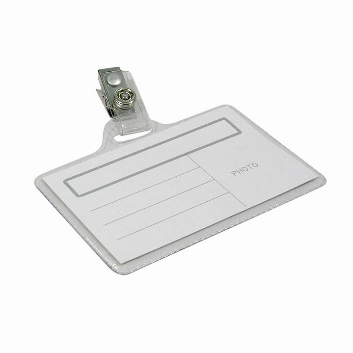 SECURpro Horizontal Name Badge with Insert & Clip 100/Pack