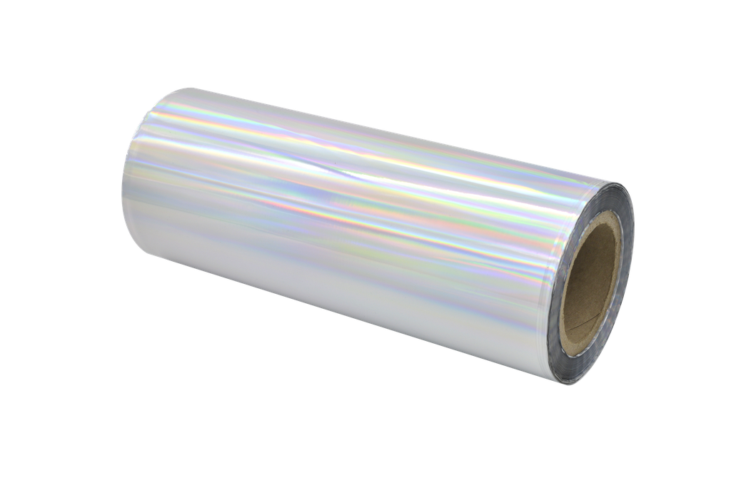 SLEEKpro Iridescent Silver Holographic  Metallic Foil 12" x 1000' x 3" Core A/I