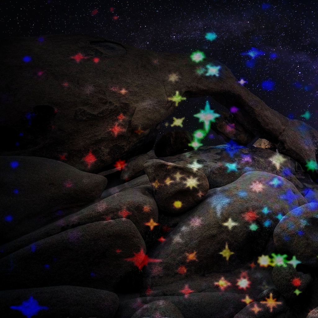 SLEEKpro Star (C) Holographic Cast Film 12.6" x 490' x 1" Core A/I