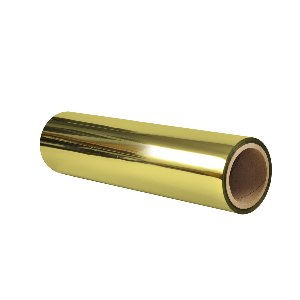 SLEEKpro Satin Gold Foil 12'' x 1000' x 3" Core A/I
