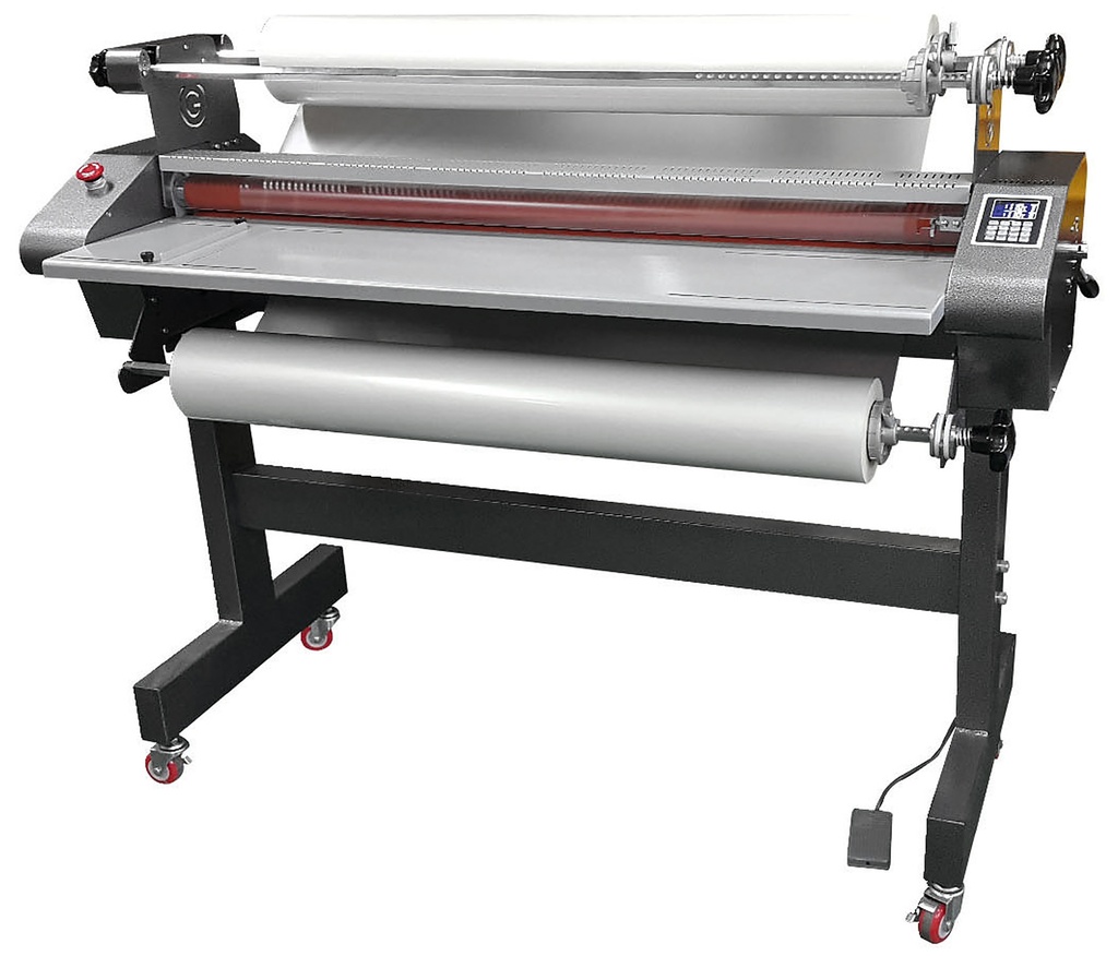 LAMpro Panther D65HR 65” Hot Roll Laminator and Mounter with Stand and Casters
