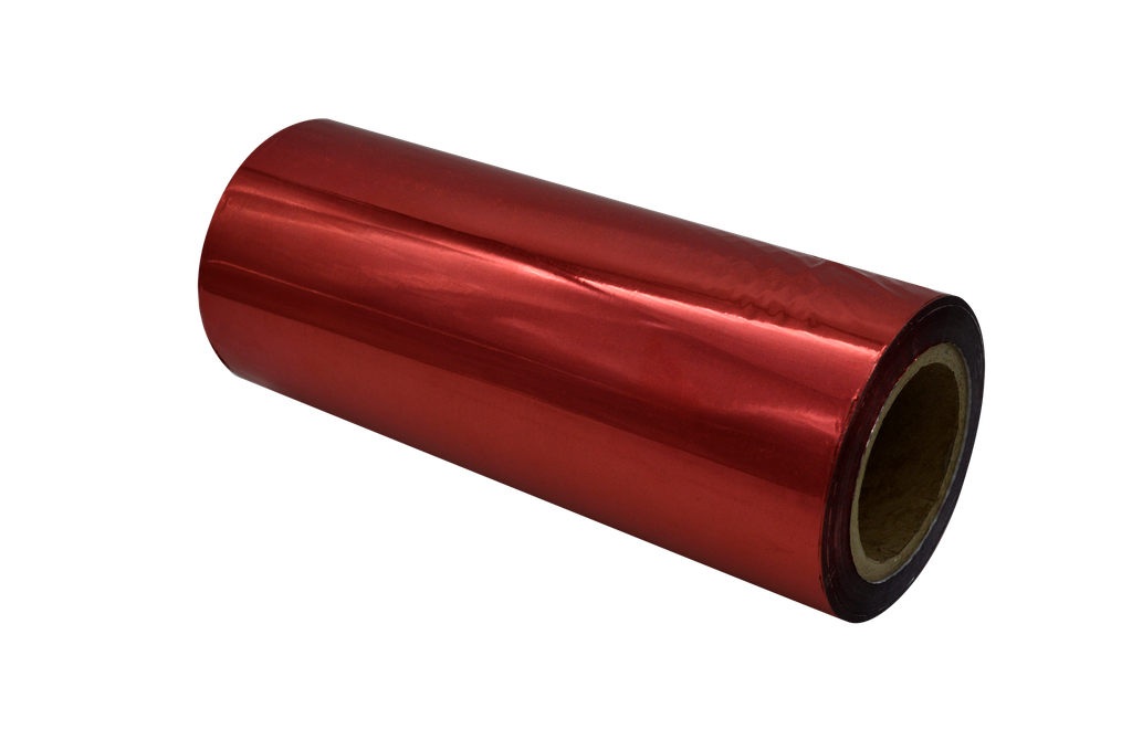 SLEEKpro Red Glitter Holo (T) Metallic Foil 12'' x 1000' x 3'' Core A/I