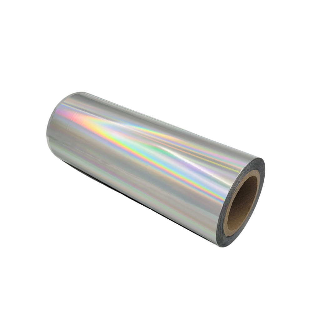 SLEEKpro Silver Columns Holo (T) Metallic Foil 12'' x 1000' x 3'' Core A/I