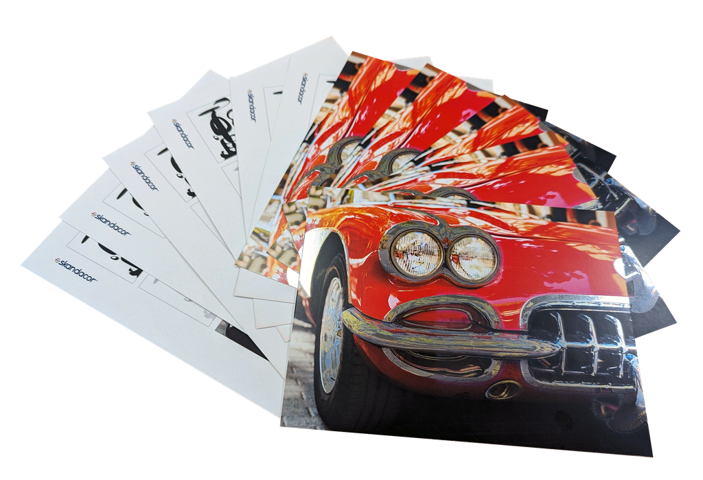 SLEEKpro Process Sample Card 5.5” x 7.5” (classic car)