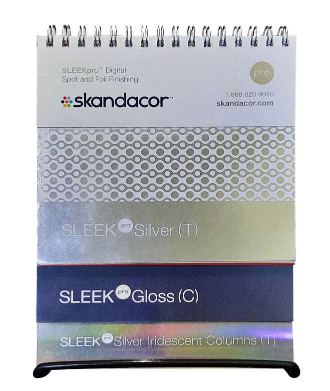 SLEEKpro Materials Swatchbook Wire Bound with stand