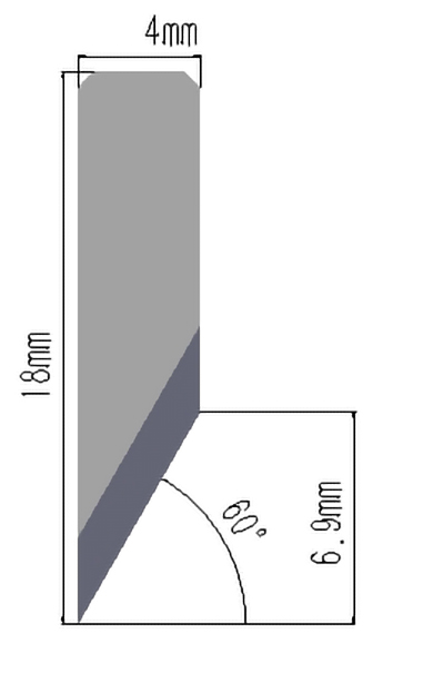 E19-3 6.5mm EOT Blade for FINISHpro 1523 and 2029 (2/pack)
