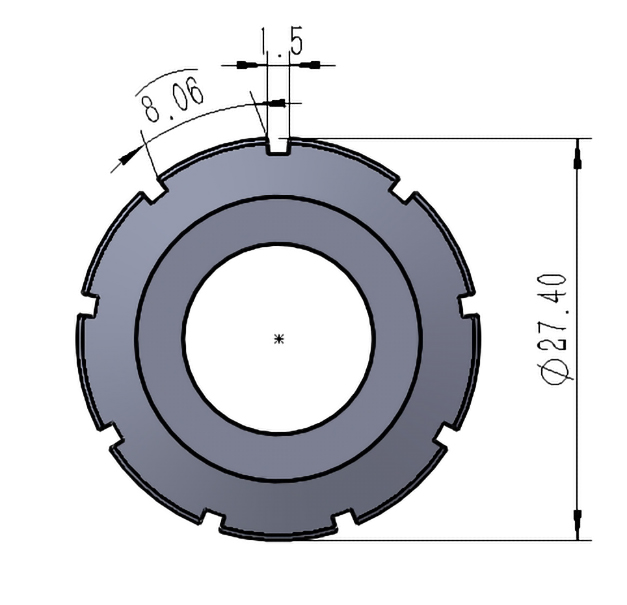 E19-22 Perf Blade for PTK Tool Suit on FINISHpro series