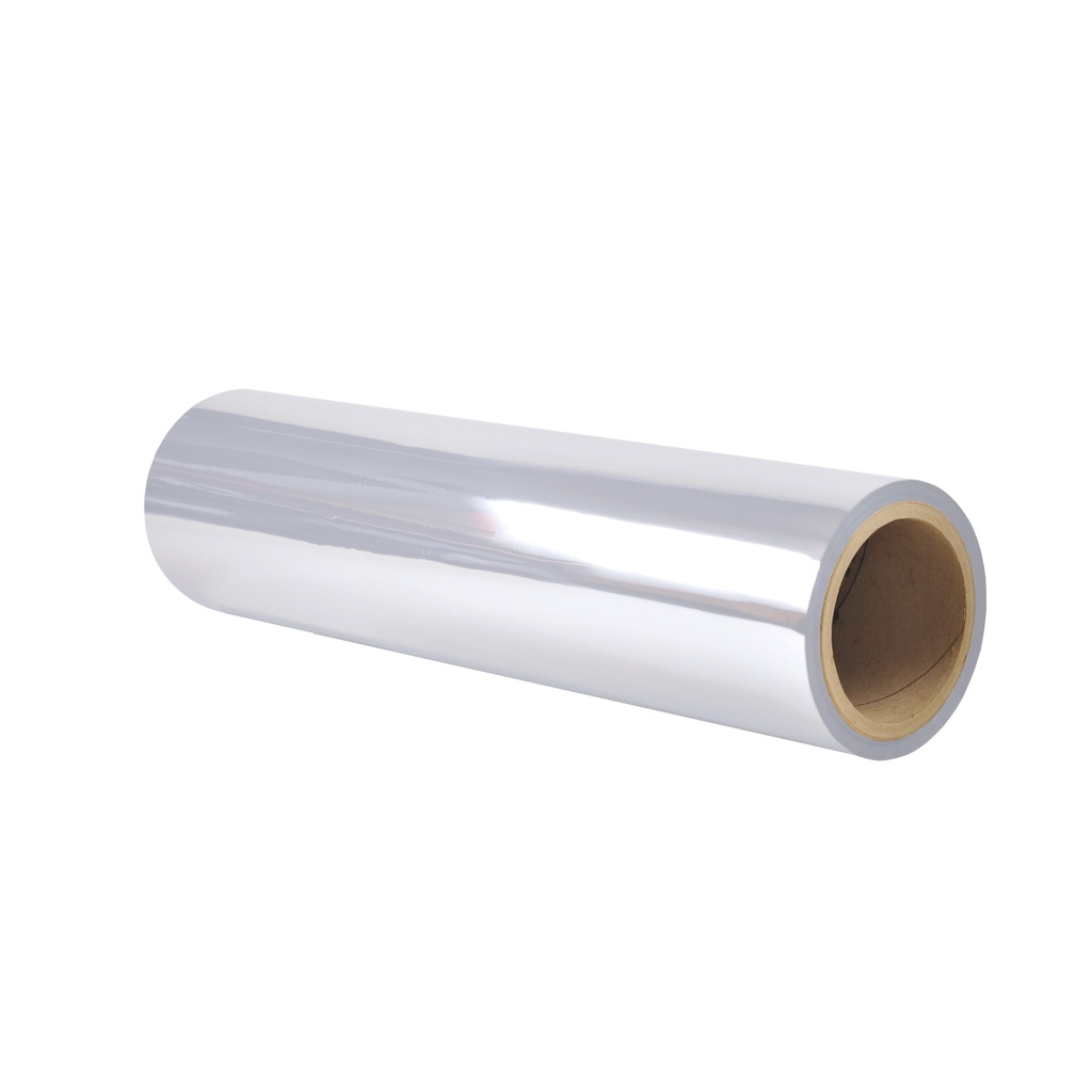 SLEEKpro Iridescent Silver Holographic Metallic Foil 12'' x 3000' x 3" Core A/I