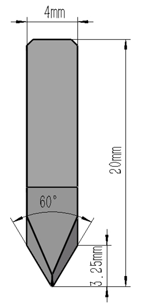 E19-7 3mm EOT Blade for FINISHpro 1523 and 2029 (2/pack)