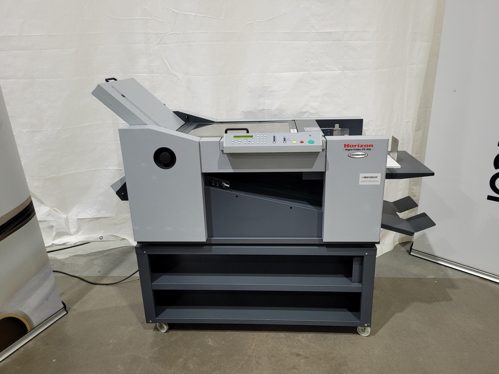 Used Standard Horizon PF-40L Auto Suction Feed Table-Top Folder