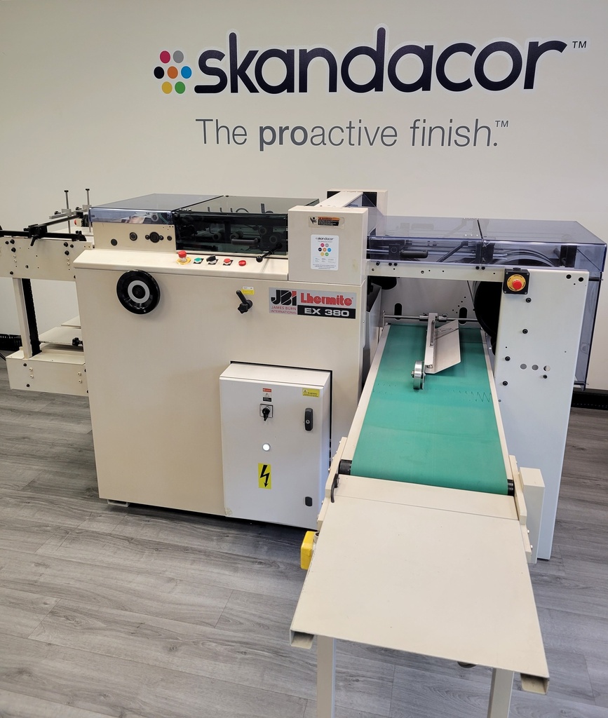 Used JBI Lhermite EX380 Automatic Punch w/Outfeed conveyor