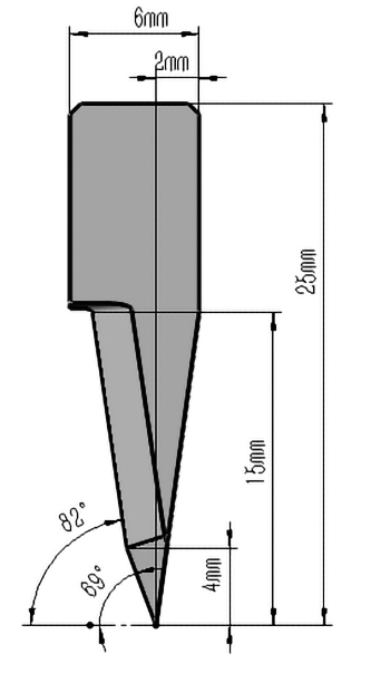 E19-38 15mm EOT Blade for FINISHpro 2739 and 3457 (2/pack)