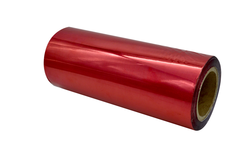 SLEEKpro Red Glitter Holo (T) Metallic Foil 12'' x 3000' x 3" Core A/I