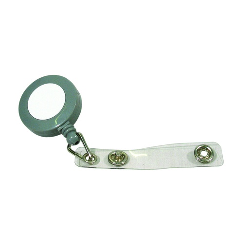 [VSBR0412] SECURpro Badge Reels - Gray 25/Pack