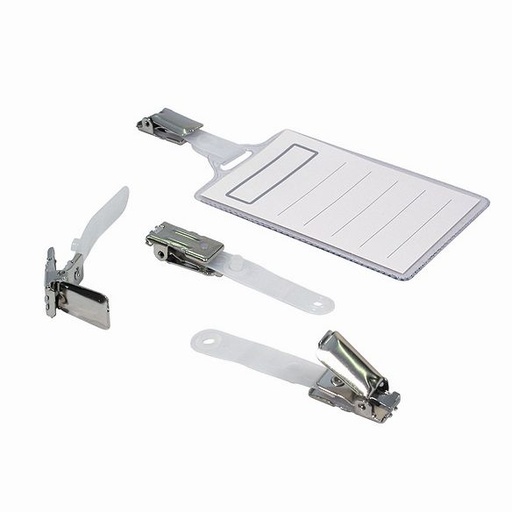 [VSCE0100] SECURpro European Style Badge Clip 100/pack