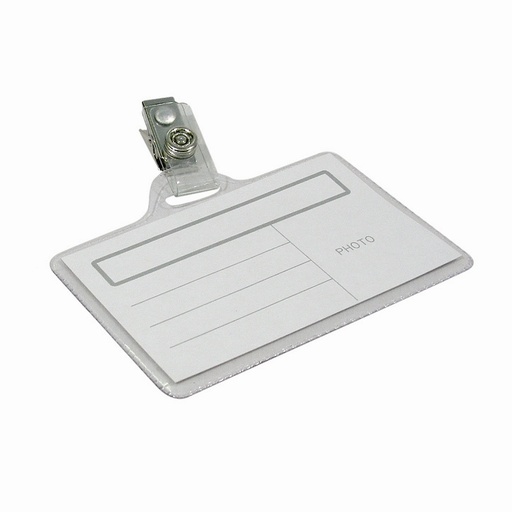 [VSBS2100] SECURpro Horizontal Name Badge with Insert & Clip 100/Pack