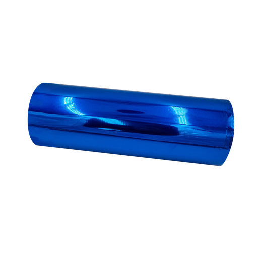 [PDX8112XD] SLEEKpro Blue Metallic Foil 12&quot; x 500' x 1&quot; Core A/I