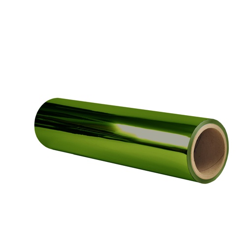 [PDX2112XD] SLEEKpro Green Metallic Foil 12" x 500' x 1" Core A/I