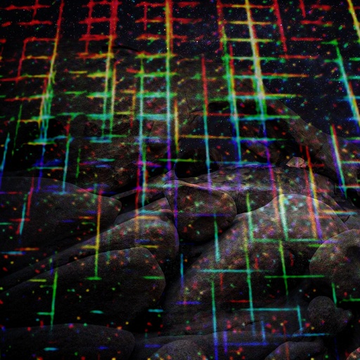 [PBX9112KX49] SLEEKpro Hyper Plaid (C) Holographic Cast Film 12.6" x 490' x 1" Core A/I