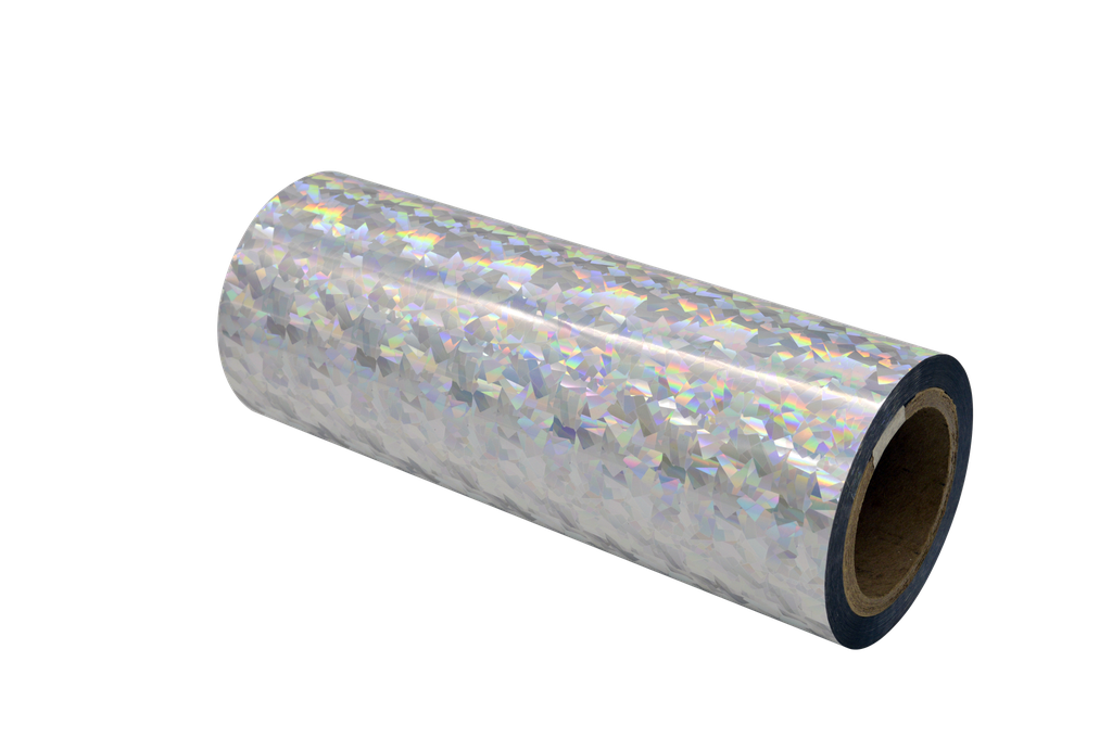 SLEEKpro Silver Crystal Holo (T) Metallic Foil 12'' x 500' x