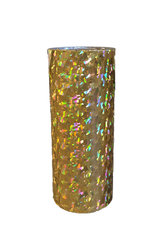 [PEX8112XD] SLEEKpro Gold Crystal Holo (T) Metallic Foil 12'' x 500' x 1'' Core A/I