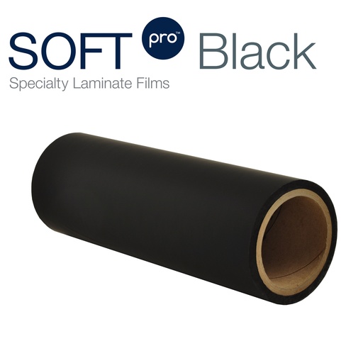 [SAE311PJ] 1.4 mil SOFTpro Black 11.75" x 3280' x 3" Core A/I Laminate Film