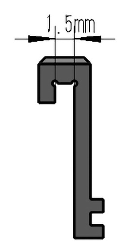 [8H171.10.01.0007828] FINISHpro AF EOT Blade Holder (Clamp 2)