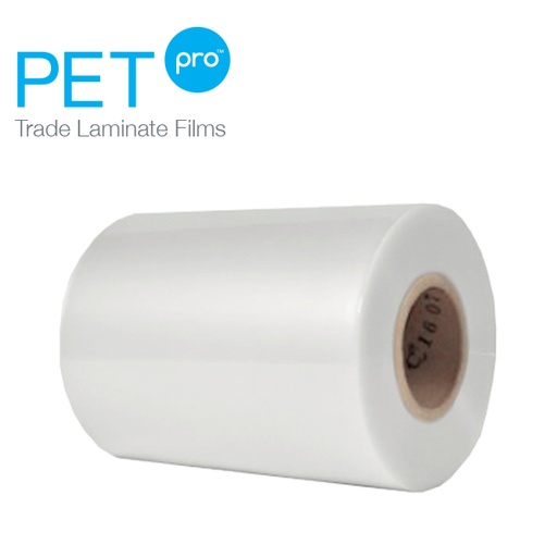 [A13338XD] 3.0 mil PETpro Gloss 38" x 500' x 3" Core A/I Laminate Film