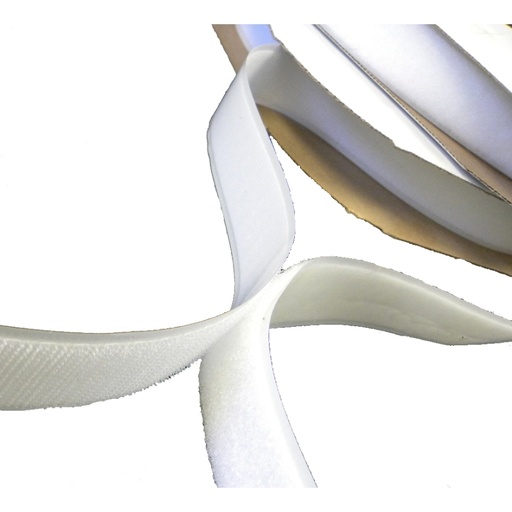 [TKT127HW] 1" x 27.5 Yards FASpro White Hook & Loop Tape, Hook