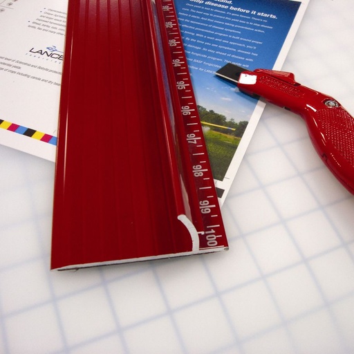 [3S174276] 76" Steel Edge Rhino Ruler