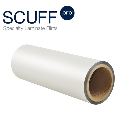 [H2C125XD] 1.2 mil SCUFFpro Matte 25" x 500' x 1" Core A/I Laminate Film